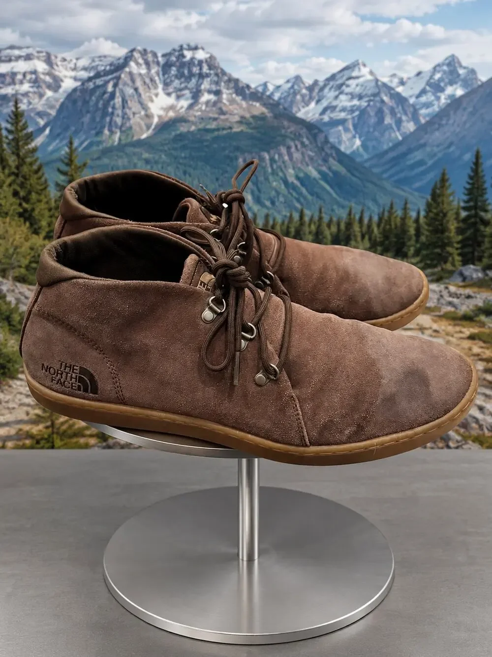 The North Face Brown Suede Leather Chukka Boots Men’s US 11.5 EU 45